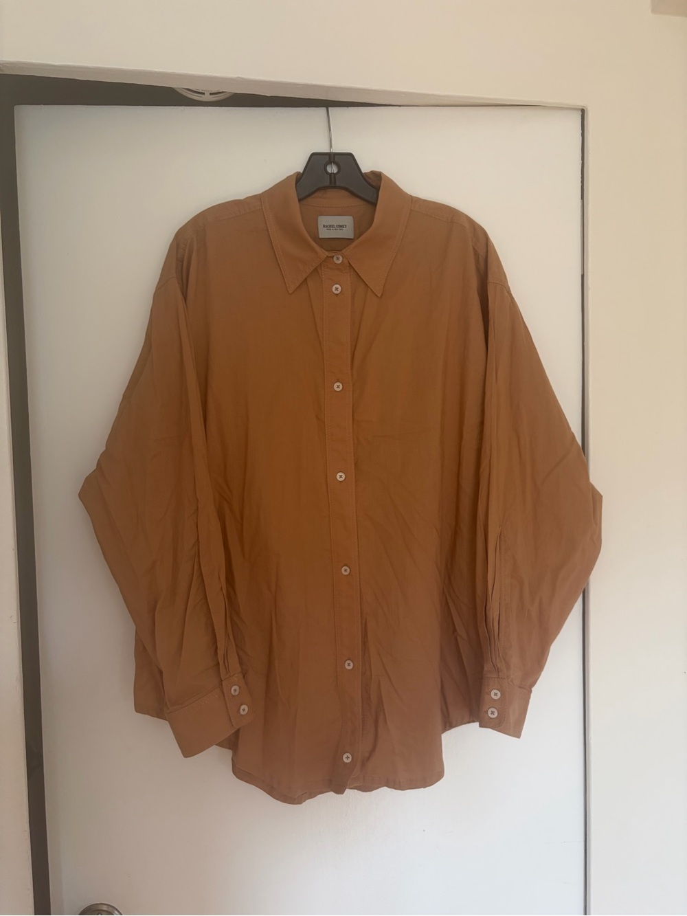 Rachel Comey Isa Shirt in camel brown